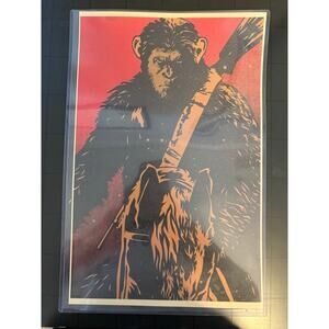 Planet of the Apes Caesar Art Print Poster (Framed Sleeve)